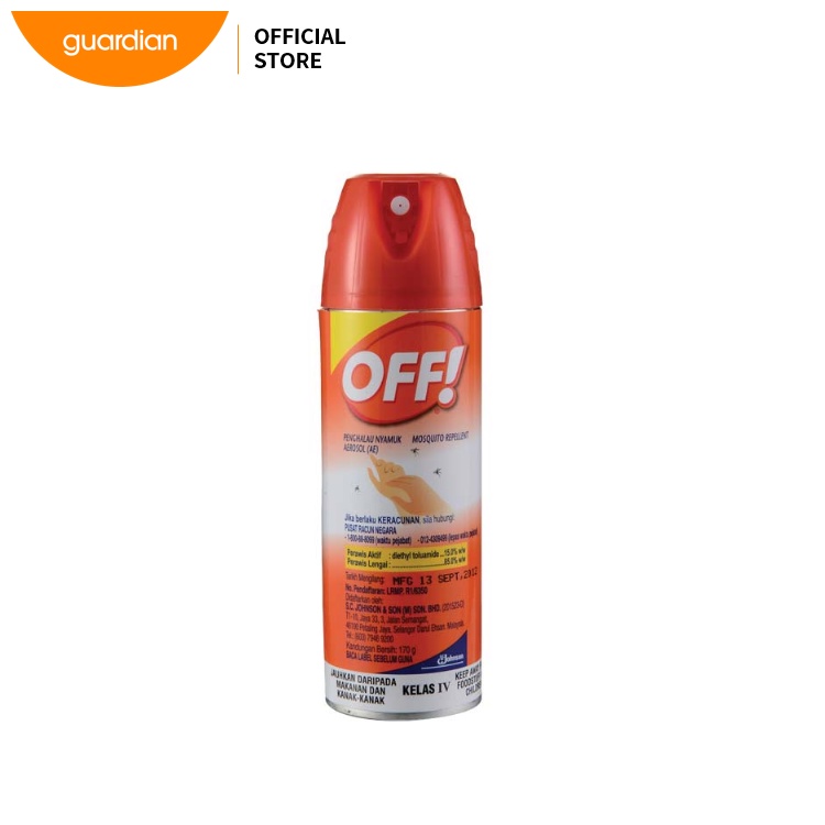 Off Mosquito Repellent Spray 170g Shopee Malaysia