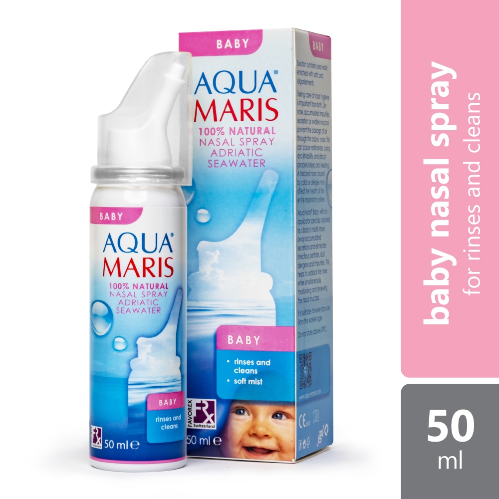 Aqua Maris Baby Nasal Seawater Spray 50mL | Shopee Malaysia