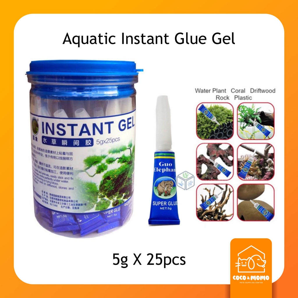 Aquarium Instant Glue for Aqua Scaping Plant (Fish Tank / Aquatic Plant