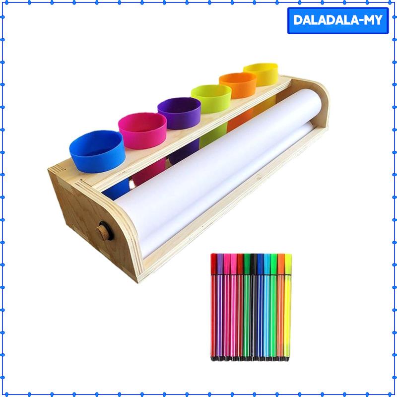 [DaladalaMY] Desktop Paper Roll Dispenser with Art Drawing Paper