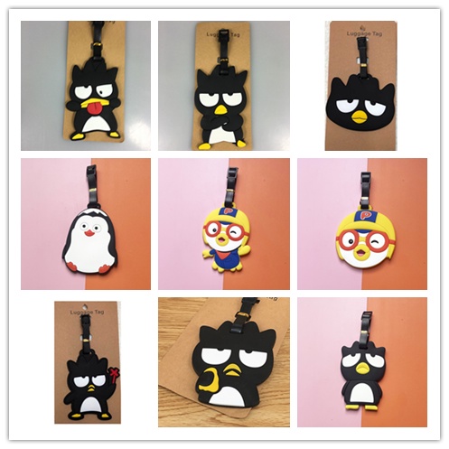 Cool Penguin Black Crow Luggage Tag Listing Name Identification Tag ...