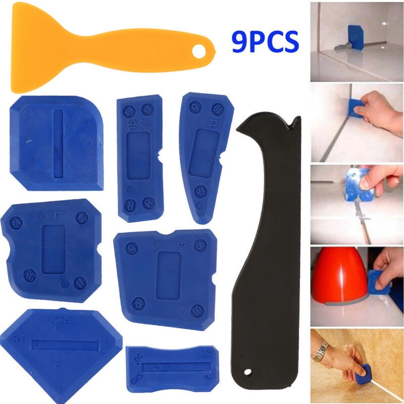 Silicone Sealant Finishing Tool Kit Caulking Remover Smoothing Mastic ...