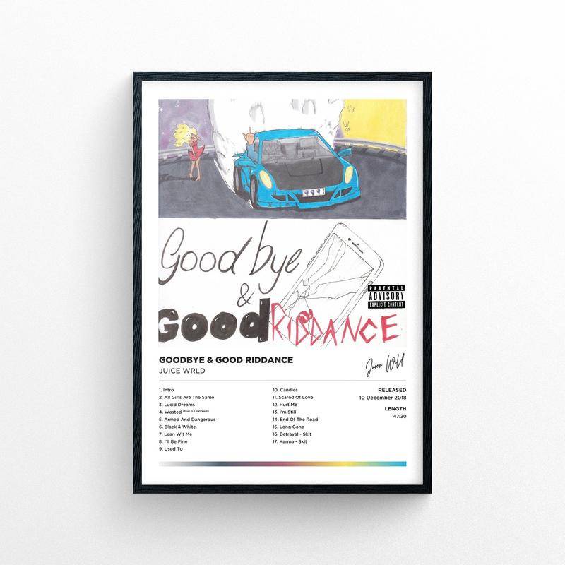 Juice WRLD - Goodbye and Good Riddance Unframed Poster Print | Polaroid ...
