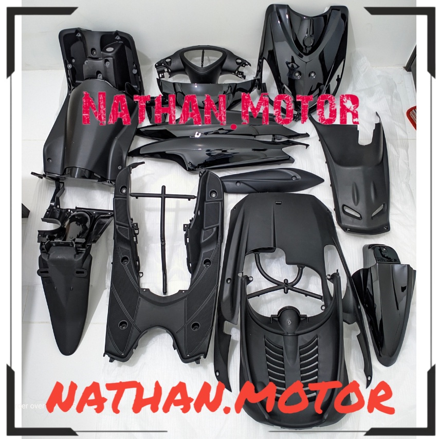 HITAM Full Body Mio Sporty Smile Carburetor 2008 2009 2010 Black WIN