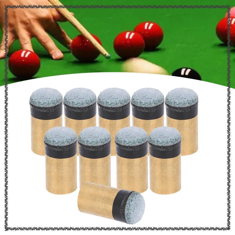 [MCA] 10 Pieces Snooker / Pool Cue Tips Screw on Brass Supplies Various ...