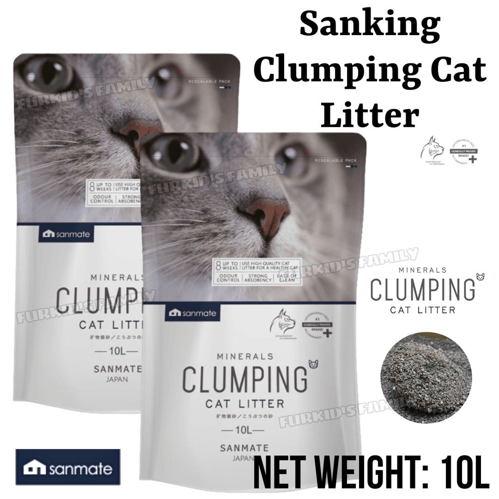 Sanking / Sanmate Minerals Clumping Cat Litter / Cat Sand Pasir Kucing