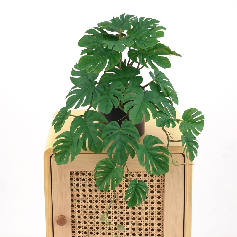 Faux Potted Plants Fake Pothos Artifical Plants with Plastic Pot, Small Fake Plants Realistic