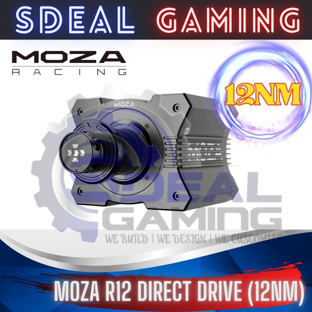 MOZA RACING R12 DIRECT DRIVE (12NM) BASE ONLY | Shopee Malaysia