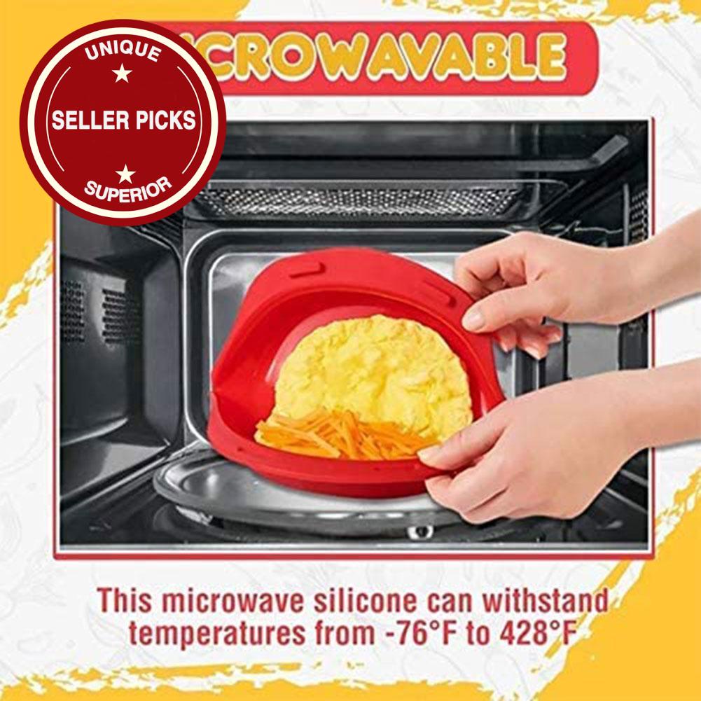 Omelette Maker Microwave Omelet Maker for Silicone Omelette Egg Roll Maker Silicone Egg Roll