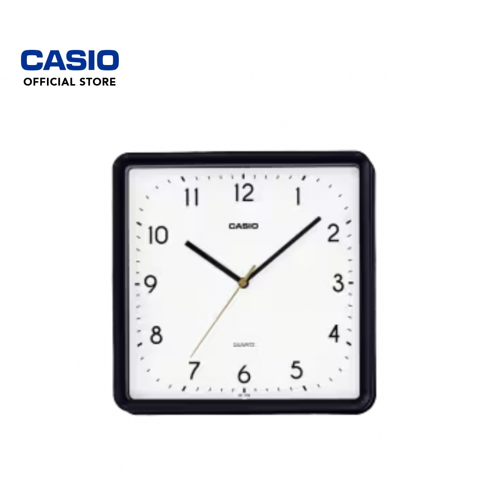 Casio IQ-152-1 Black Square Wall Clock | Shopee Malaysia