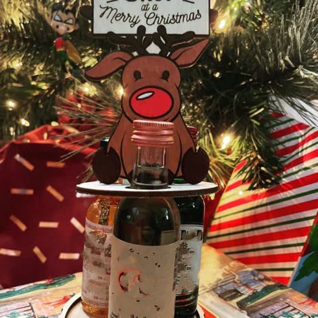 Christmas Mini Wine Bottle Rack Christmas Penguin Wine Rack Wooden Wine