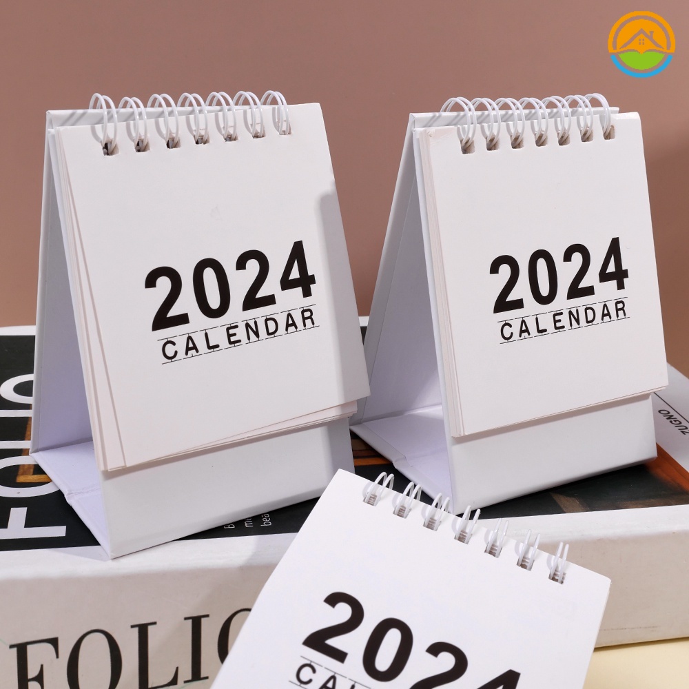 2024 Office School Tables Desk Decoration Flippable Cartoon Calendar ...