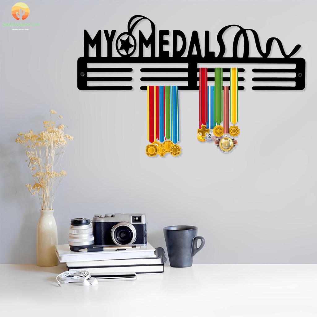Medal Display Hanger for 30-45 Medals Wall Mounted Iron Medal Display ...