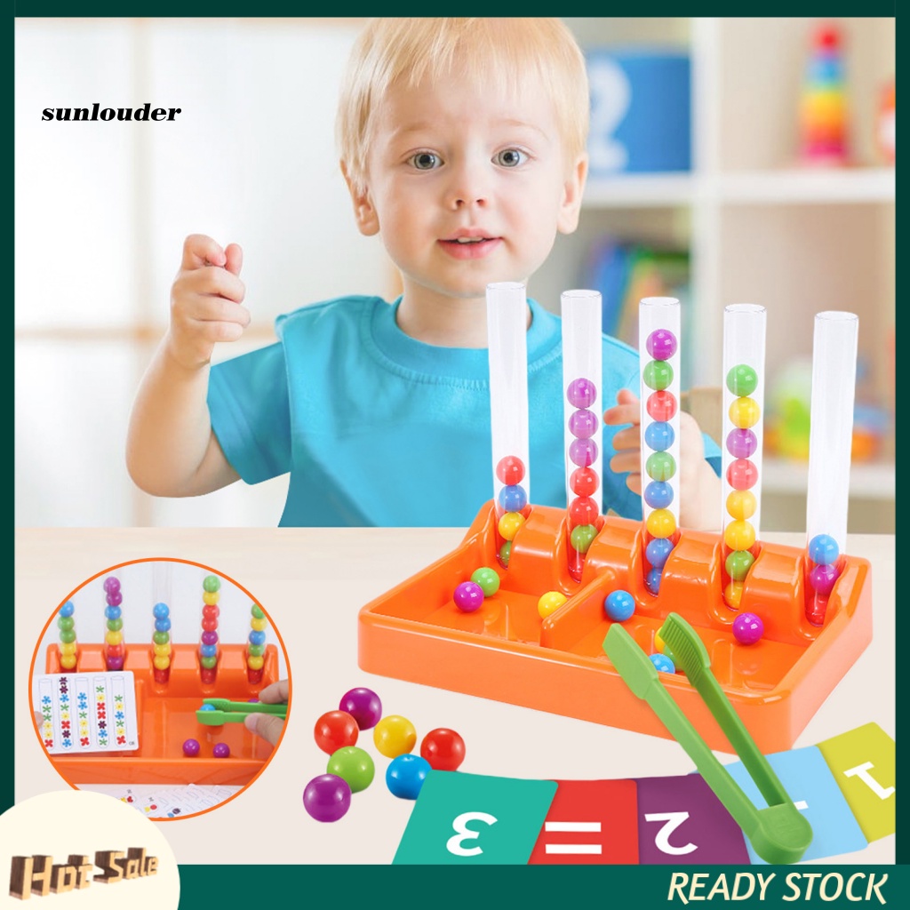 SL Color Sorting Toys for Toddlers Fine Motor Skill Toy with Clamps and