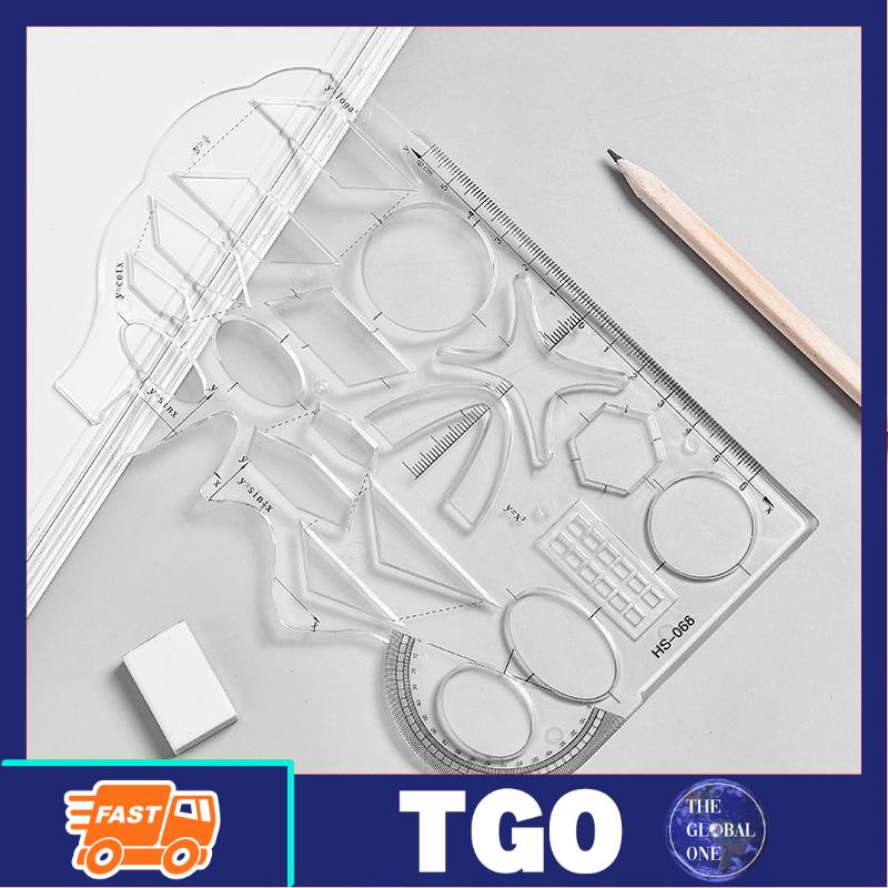 Transparent Multifunction Soft Ruler Drafting Measuring Learning ...