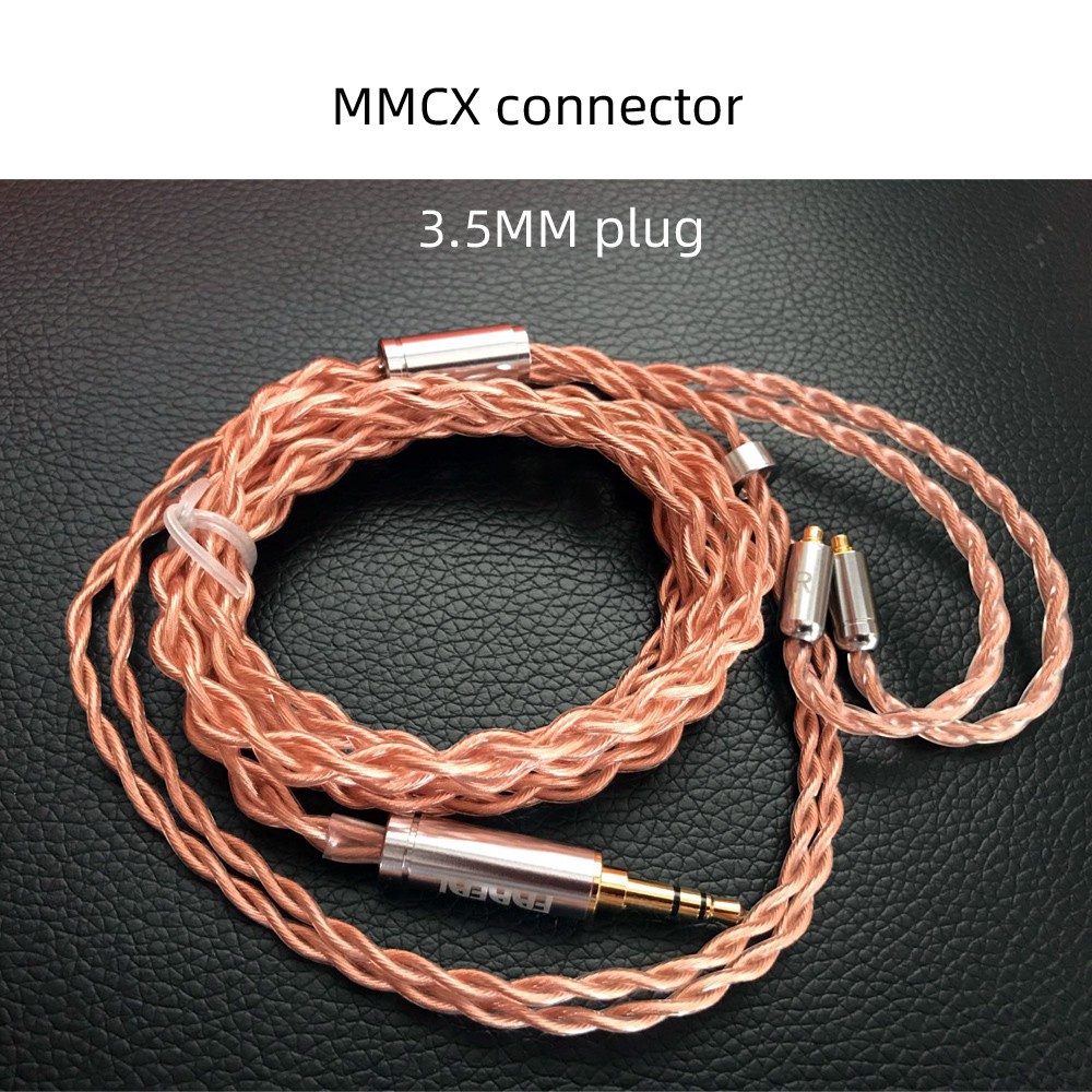 FAAEAL Hibiscus 4 Core High Purity Copper 3.5mm Upgrade Cable With 2Pin ...