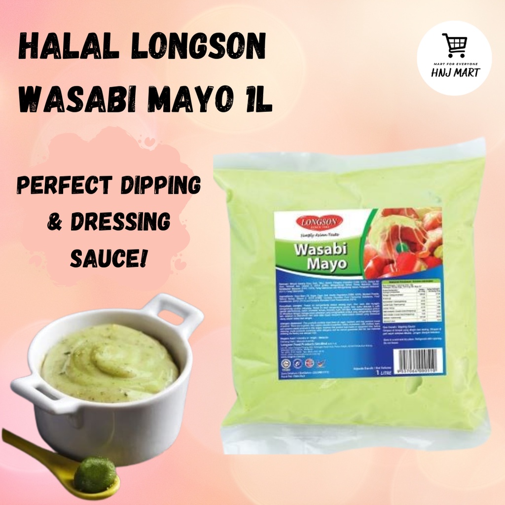 HALAL LONGSON WASABI MAYO 1L / DIPPING SAUCE / SALAD DRESSING Shopee Malaysia