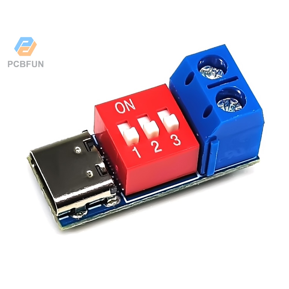 Pcbfun Pd/qc Decoy Fast Charging Trigger Module Adjustable Voltage ...