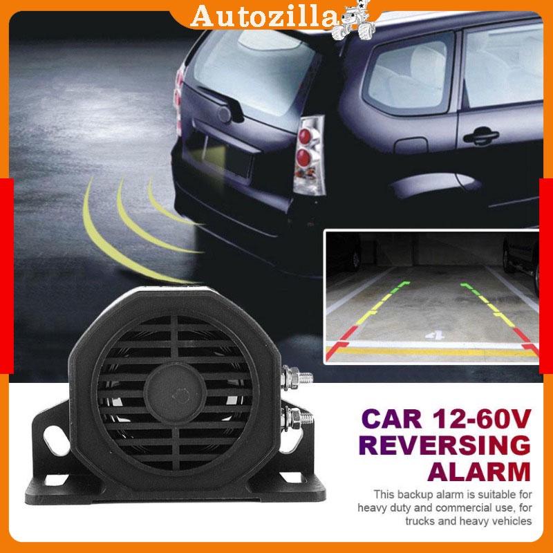 12V-80V Heavy Duty Waterproof Reverse Horn Safety Backup Alarm Warning ...