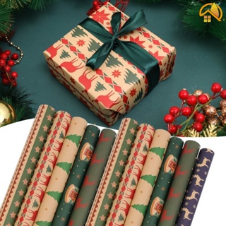 28 Kinds 50*70cm Gift Wrap Artware Kraft Packing Paper Happy Christmas  Wedding Festival Gift Wrapping Decor Vellum Paper 2023