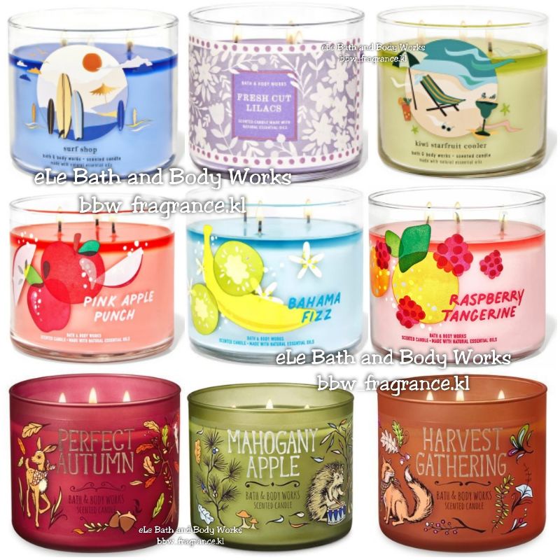 3WC V3 🔹 3Wick Candle 🔹 Lilin Wangi 3 Sumbu 🔹 Seasonal Bath and Body