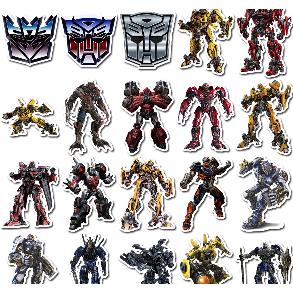 Transformers Stickers, Bumblebee/Optimus Prime, 60