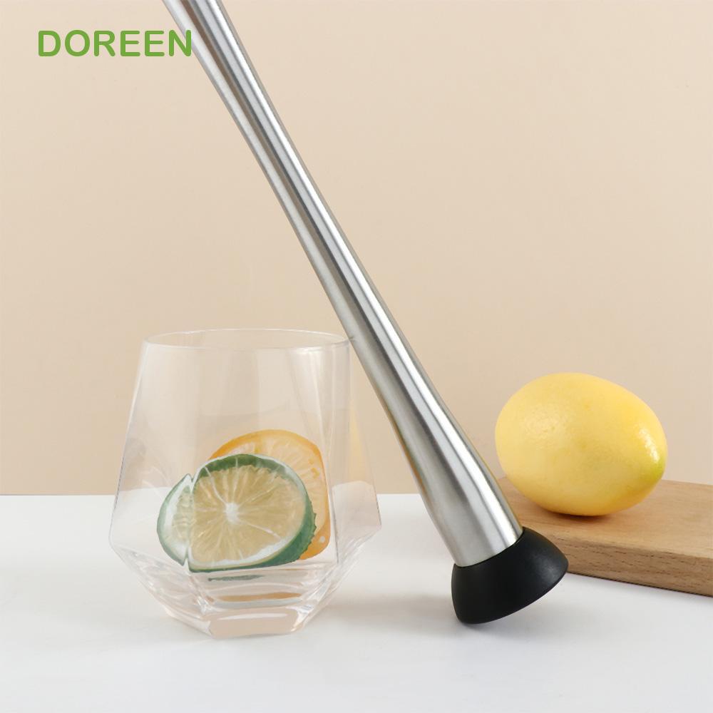 DOREEN Cocktail Muddler Kitchen Mojito Drink Mixer Tool Stainless Steel
