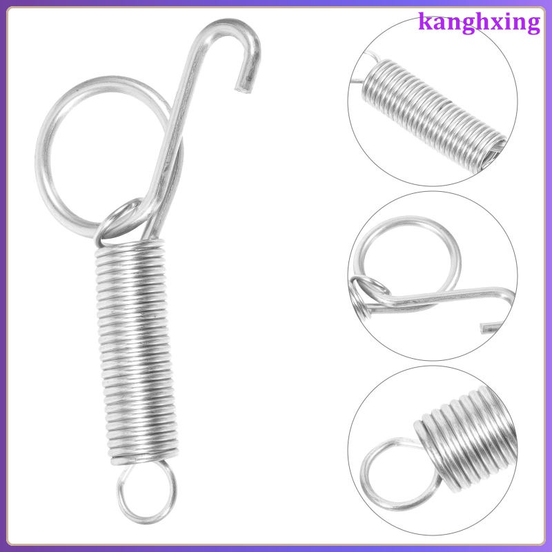 Rabbit Cage Door Spring Hook Large Bird Metal Tension Lock Latch Feeder