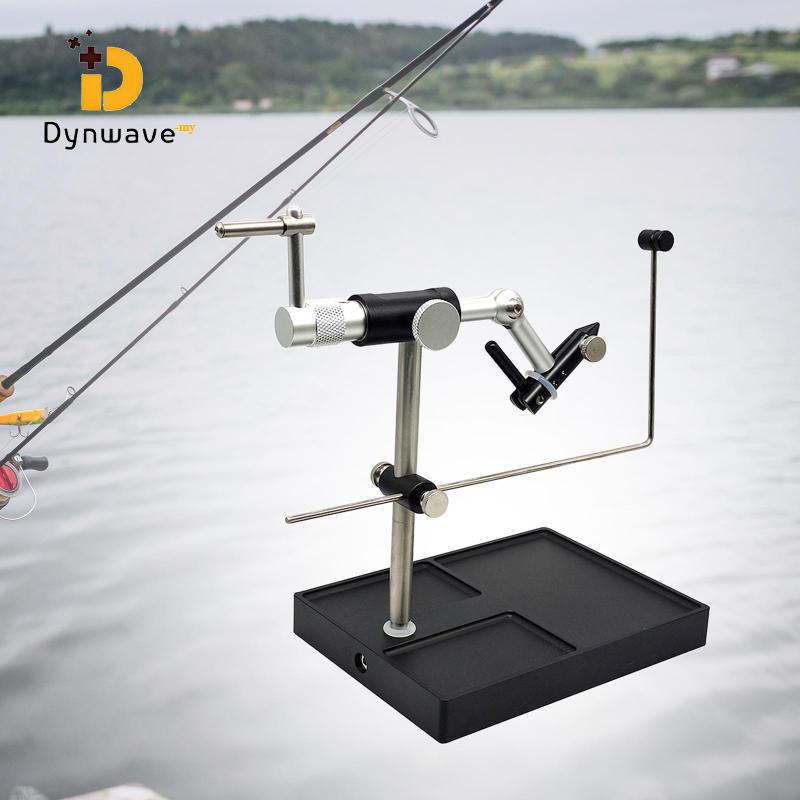 Dynwave Fly Tying Vise with Pedestal Base Tying Flies Starter Bobbin