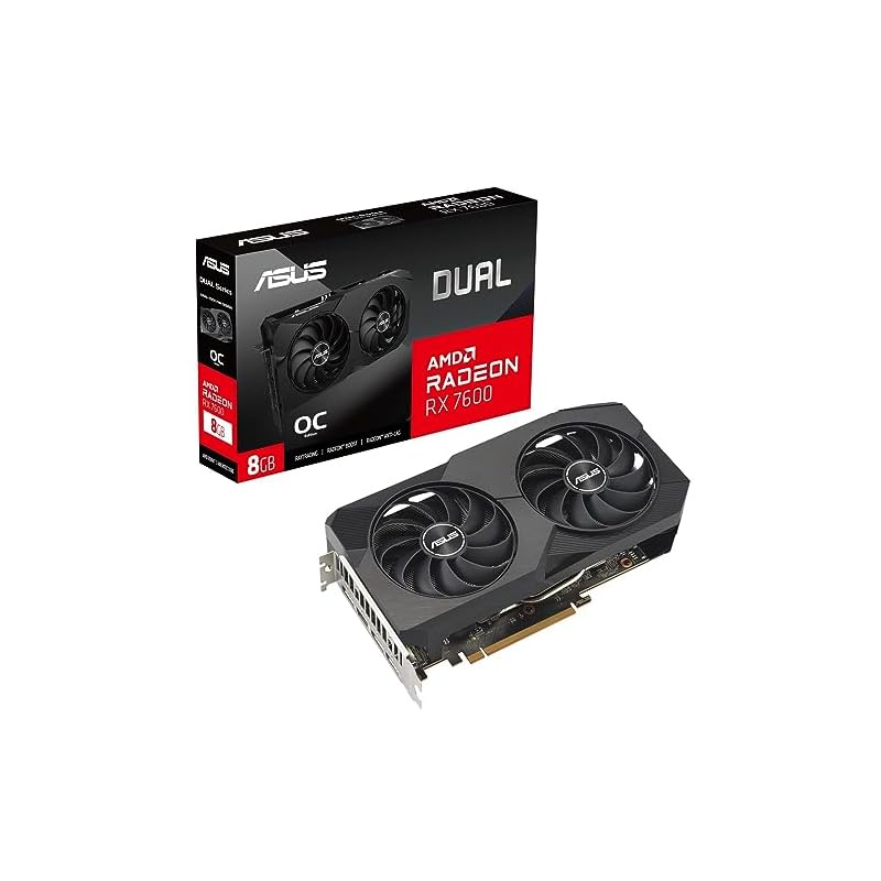 ASUS AMD Radeon RX7600 video card DUAL-RX7600-O8G | Shopee Malaysia