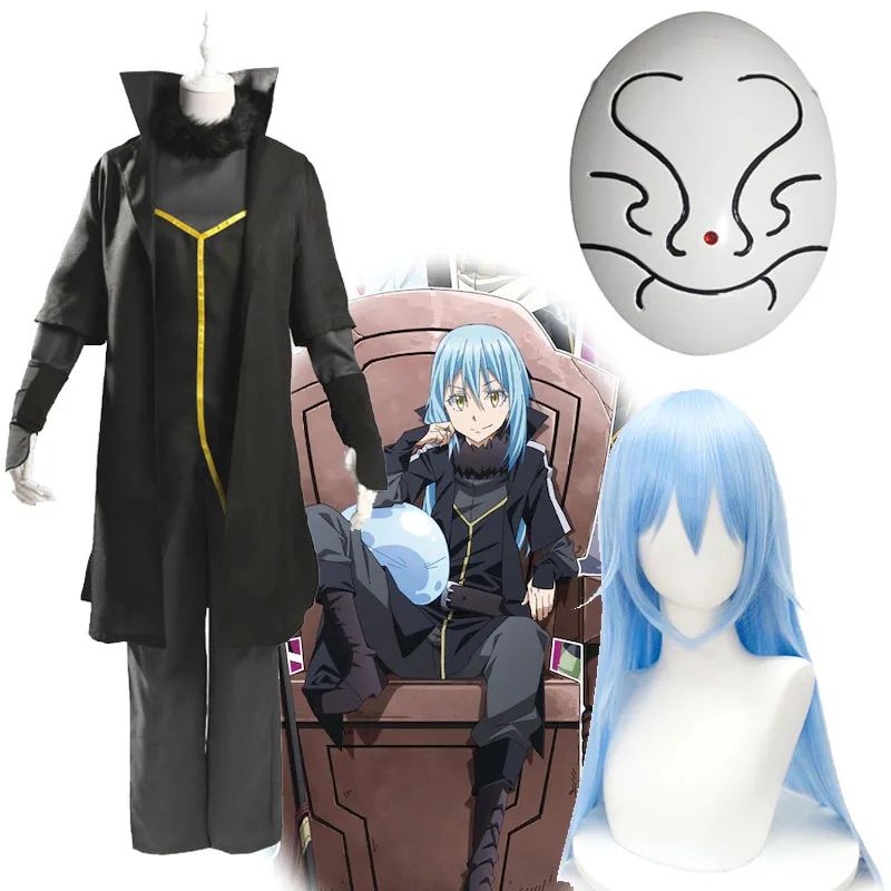 2021 Anime That Time I Got Reincarnated as a Slime Cosplay Costume Rimuru Tempest Costumes Adult