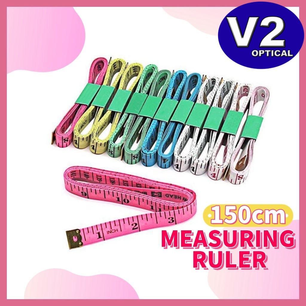 (1.5M) Dual Sided Body Measuring Ruler Tailor Meter Mini Small Soft ...