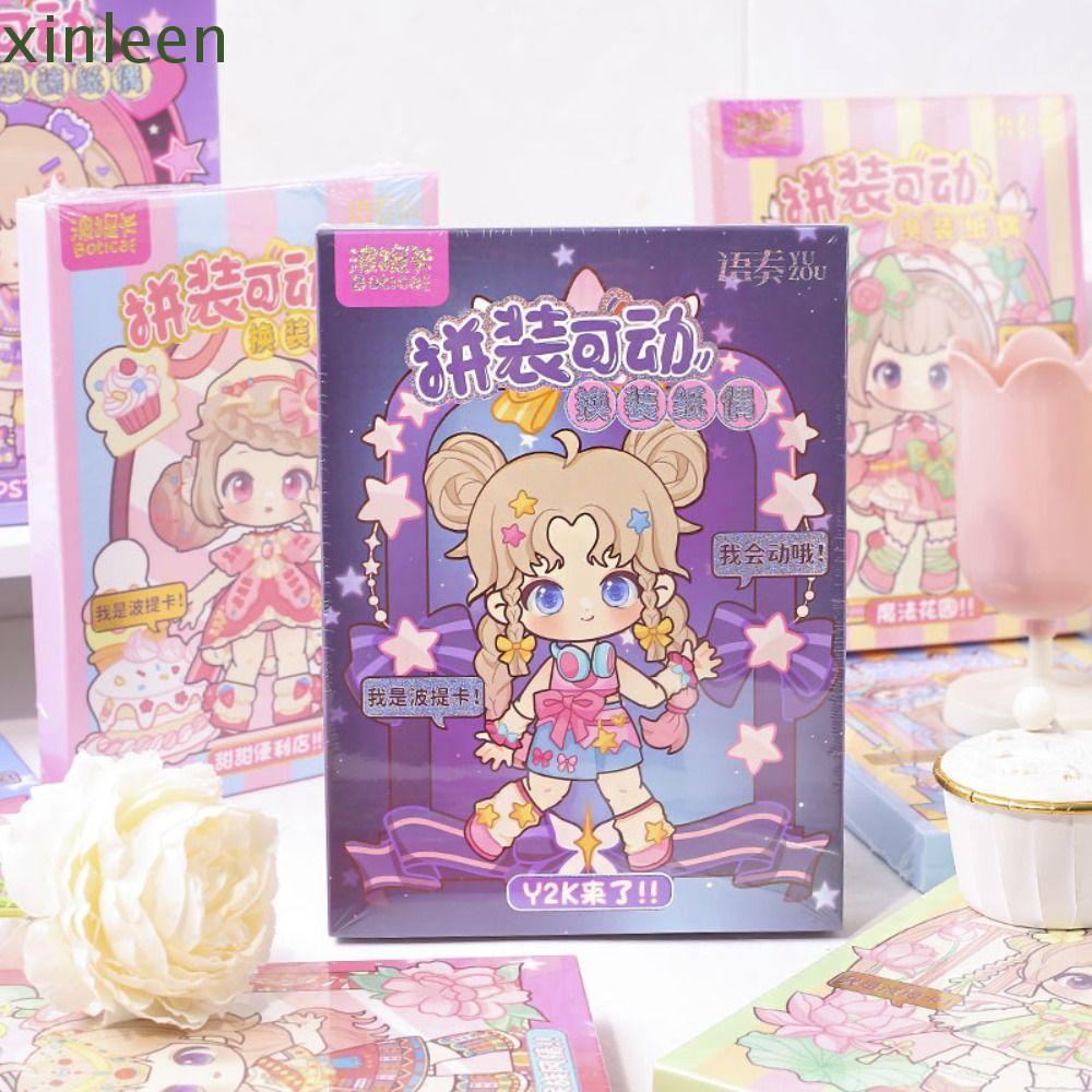 XINLEEN 3D Dress Up Paper Doll, Handmade Paper DIY Paper Puppet