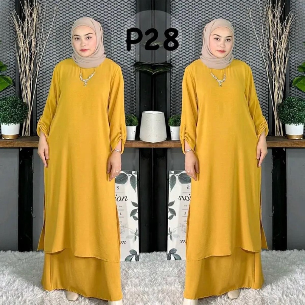 New Suit BELLA Muslimah Fashion (Ironless) Labuh Sets Wanita Clothing ...
