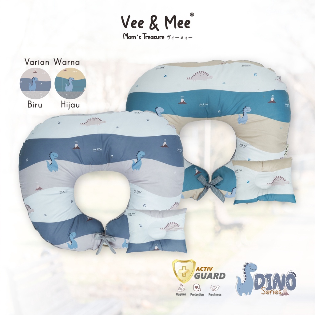 Vee And Mee Breastfeeding Mother Pillow And Box Sleeve Pillow Dino Series VMB2090 Shopee Malaysia