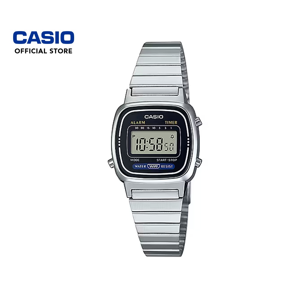 Casio Vintage LA670WD-1 Silver Stainless Steel Women Watch | Shopee ...