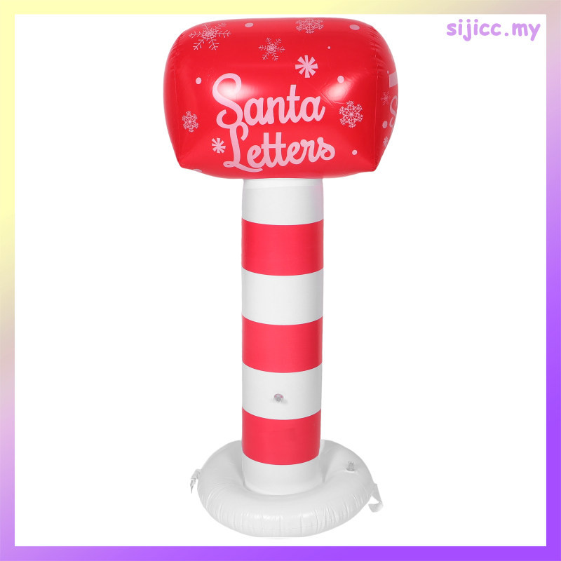 Inflatable Christmas Mailbox Ant Decorations Santa Claus outside ...