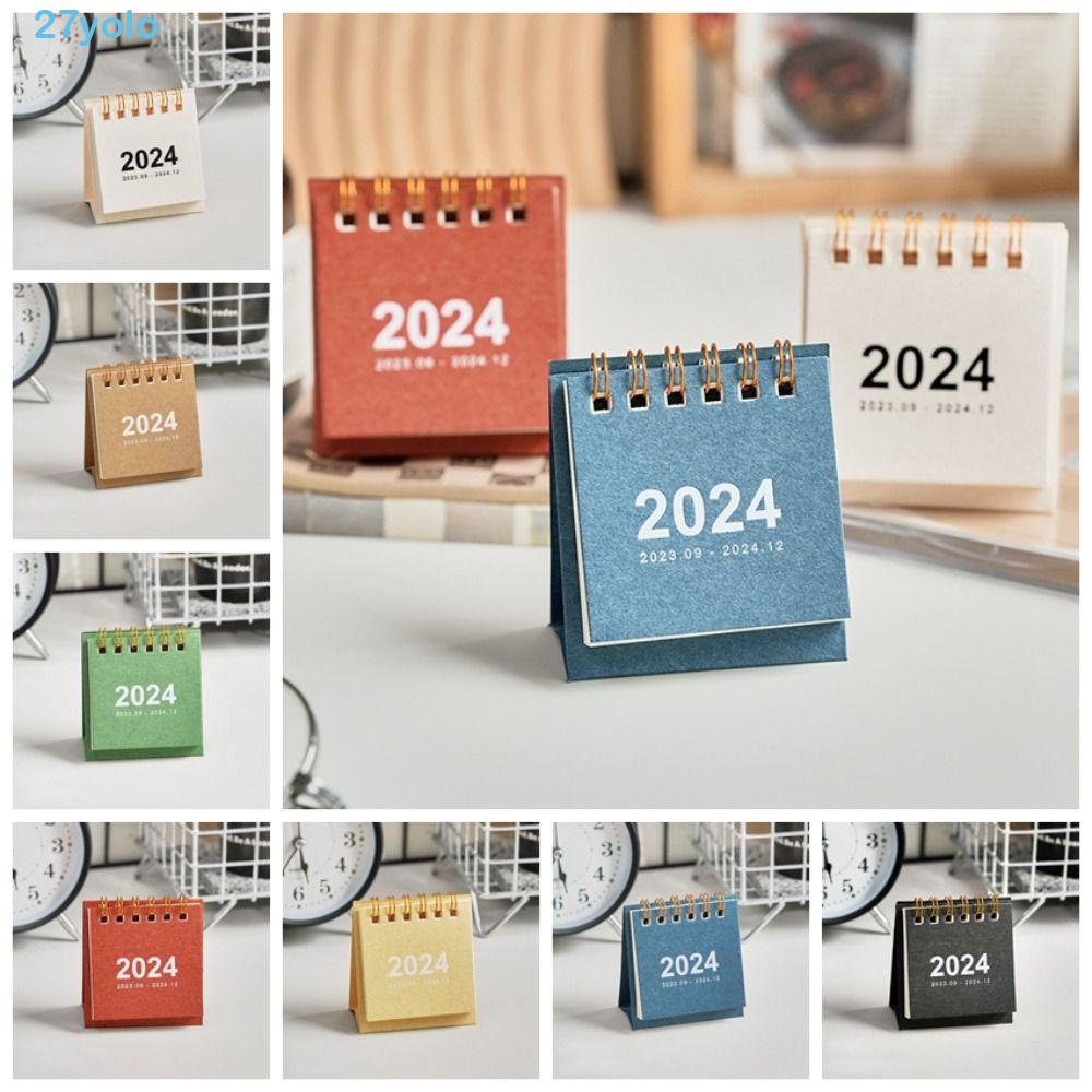YOLO 2024 Calendar, Schedule Planner Standing Flip Calendar Desktop