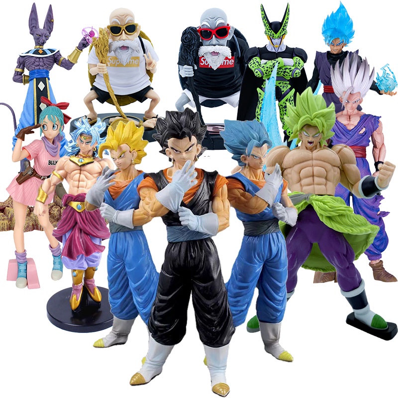 Dragon Ball Z Action Figure Son Goku Gohan Vegetto Birusu Bulma Zamasu ...