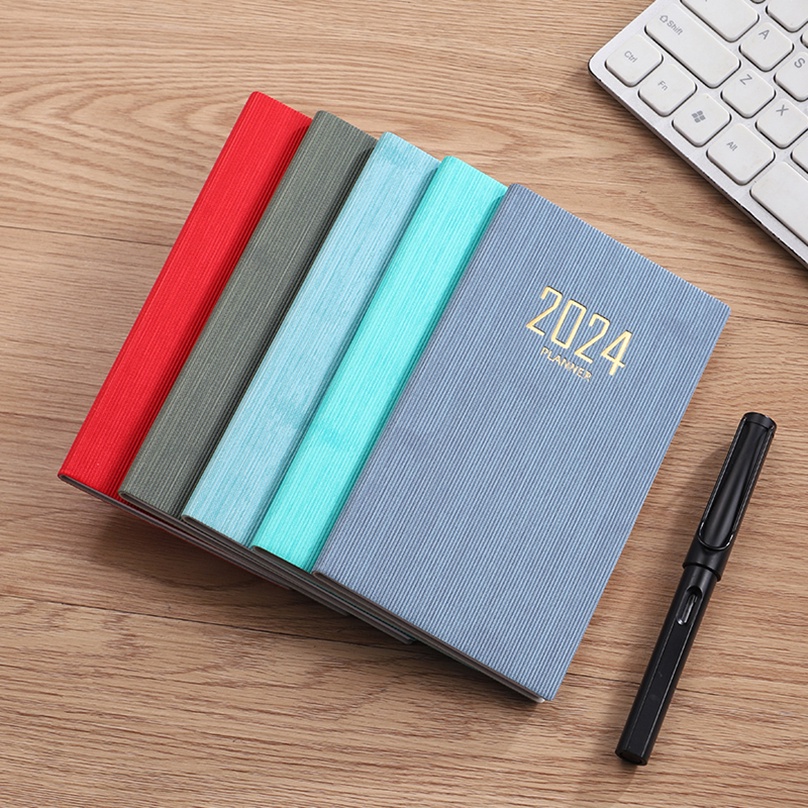 Agenda 2024, weekly planner, notebook a6, diary, office accessories Shopee Malaysia