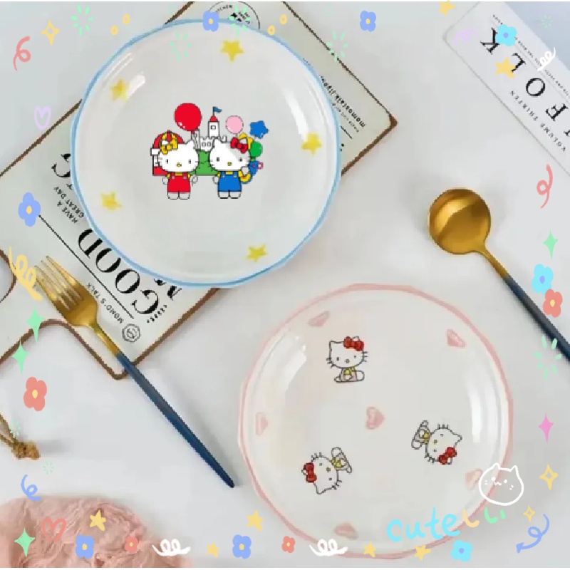 Creative Ceramic Wall Plate Painted Hand-painted Disk Home Dish Decoration Hanging Steak Restaurant Ceramic Plates Decor - Bowls/plates/trays