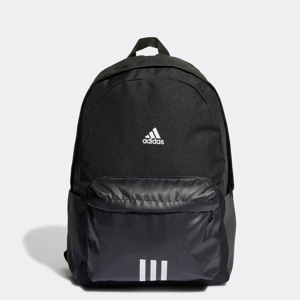 adidas Lifestyle Classic Badge of Sport 3-Stripes Backpack Unisex Black ...