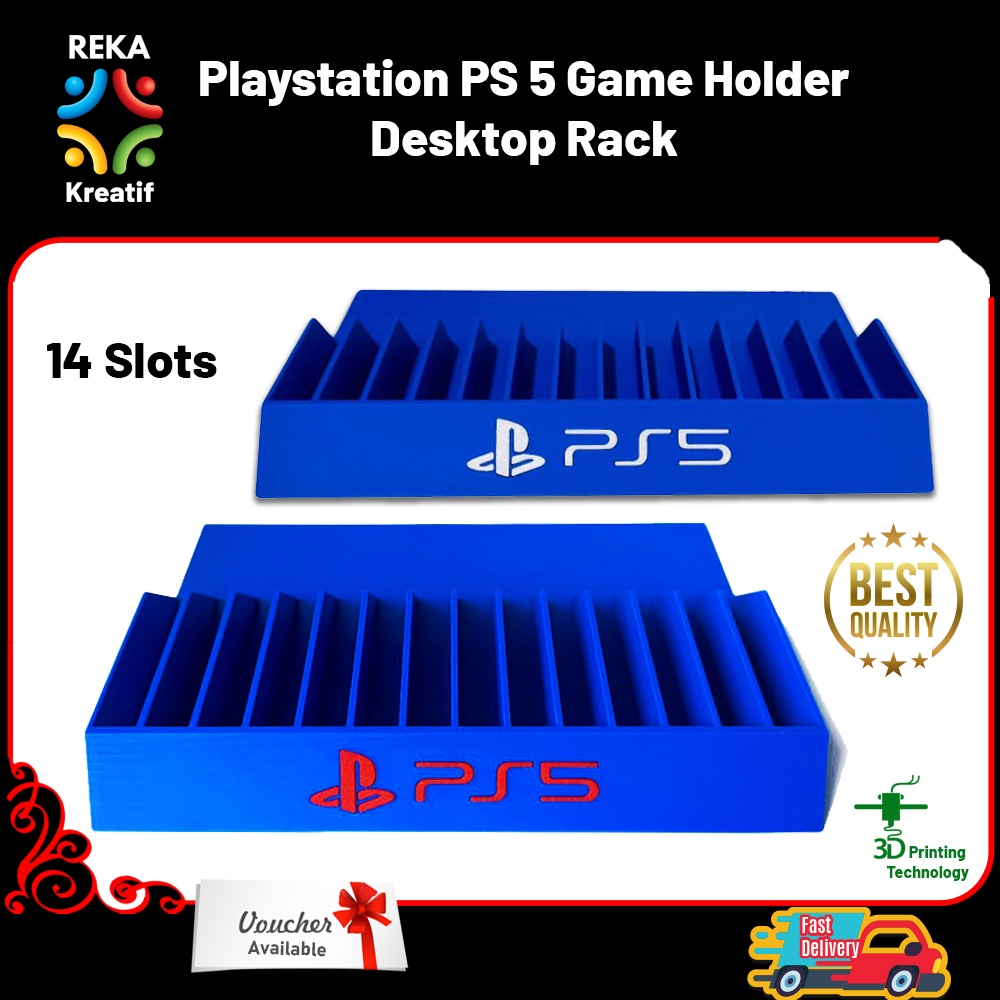 Playstation PS3 PS4 PS5 Game Case Holder Stand Shopee Malaysia
