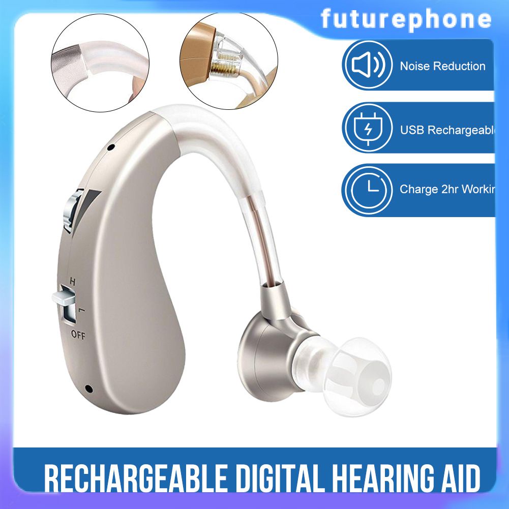 Rechargeable Hearing Aid Sound Amplifier Noise Reduction Hearing