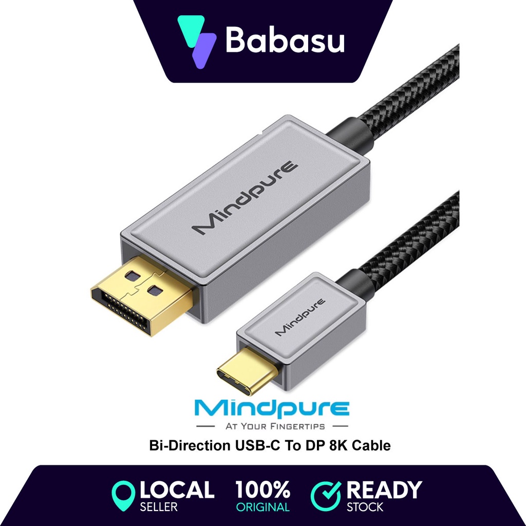 Mindpure AD054 USB Type C 3.1 to DisplayPort 8K Cable USB-C to DP cable ...