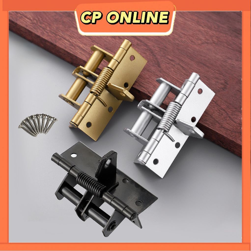 CP ONLINE Aluminum Alloy Self Closing Spring Hinges Automatic Door ...