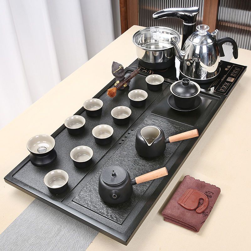 Modern Super Speed Black Gold Ice Tea Tray Tea Set Super Warm For ...