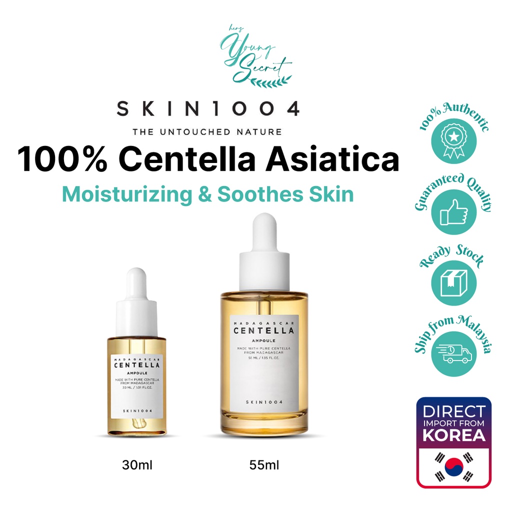 SKIN1004 Madagascar Centella Ampoule 30ml/55ml(CrueltyFree) Shopee