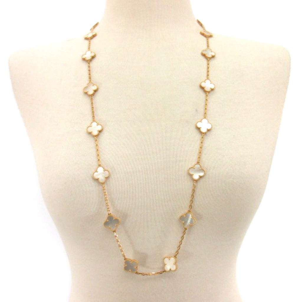 Van Cleef & Arpels Vintage Alhambra Long Necklace, 20 Motifs Direct