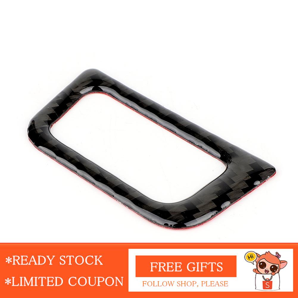 Nearbeauty car side mirror guard styling Carbon Fiber Trunk Cover Trim